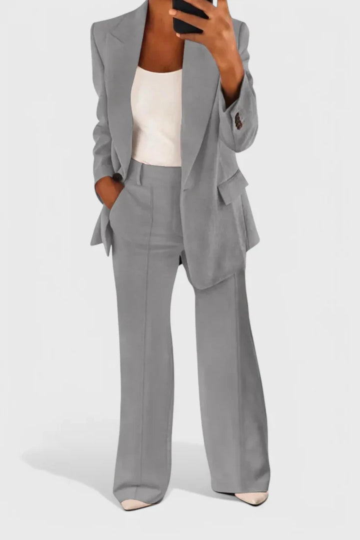 Women's Elegant Suit Set for Professional and Casual Wear-The Yellow Prime
