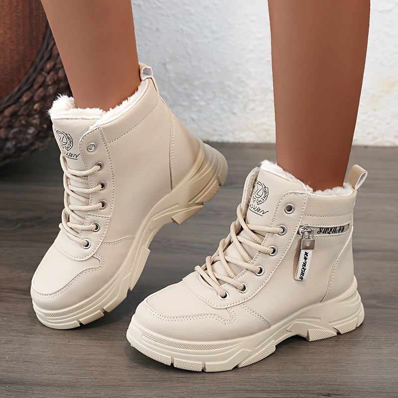 Women's Festive Casual Winter Sneakers - Perfect for Cold Weather-The Yellow Prime