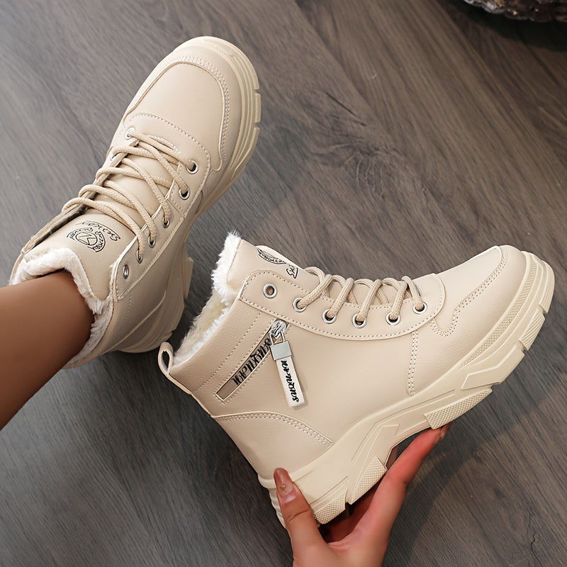 Women's Festive Casual Winter Sneakers - Perfect for Cold Weather-The Yellow Prime