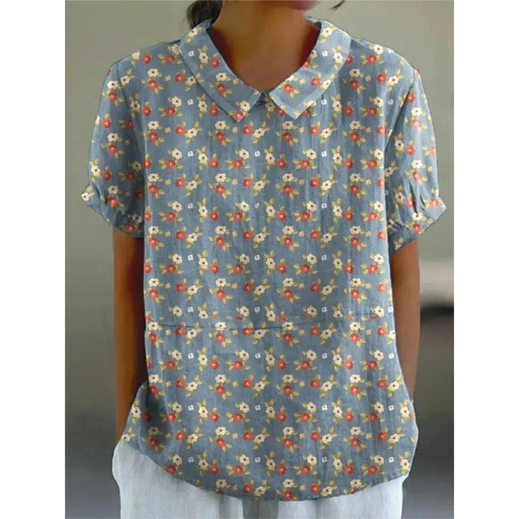 Women's Floral Print Casual Shirt-The Yellow Prime