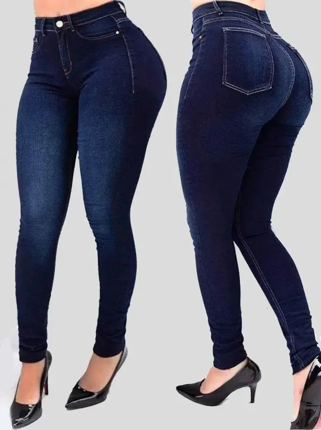 Women's High Waist Denim Jeans for a Flattering Fit-The Yellow Prime