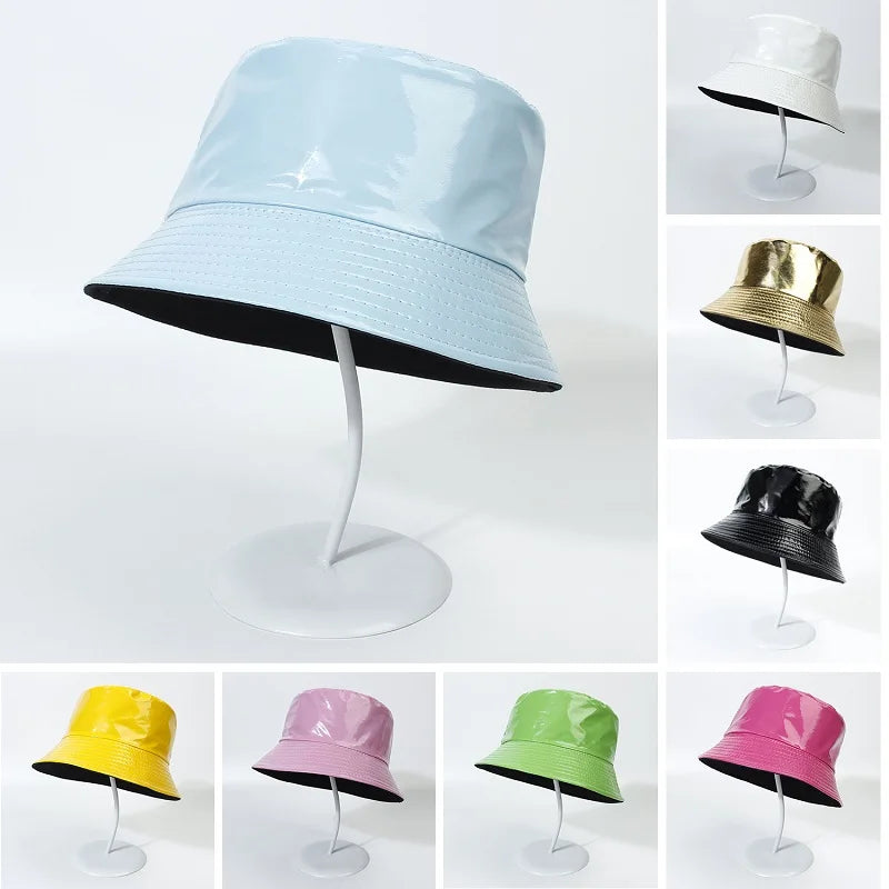 Women's Holographic Fisherman Hat-The Yellow Prime