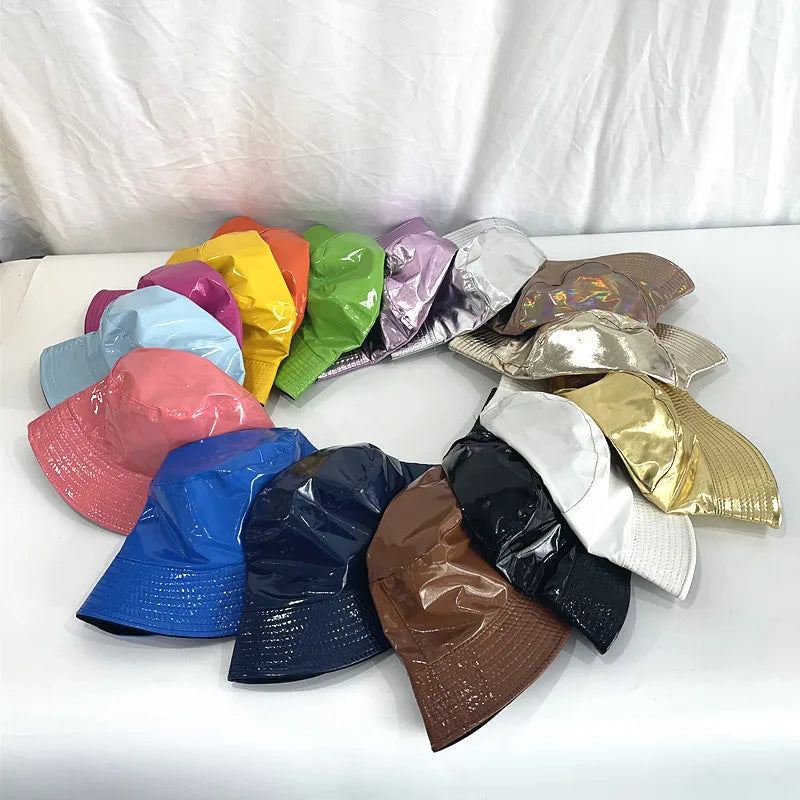 Women's Holographic Fisherman Hat-The Yellow Prime