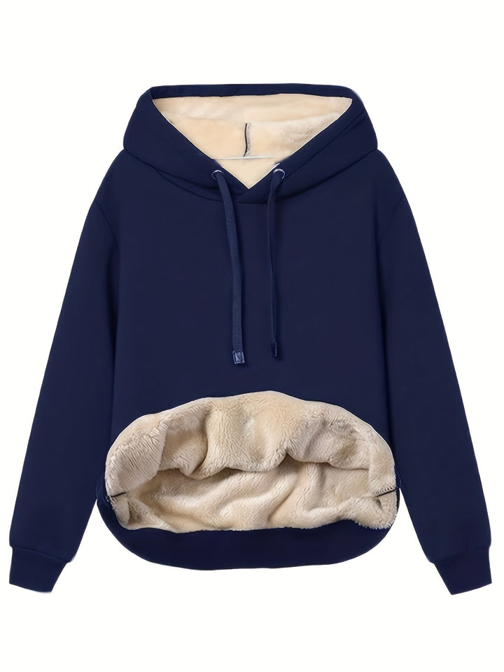 Women's Insulating Fleece Pullover Hoodie-The Yellow Prime
