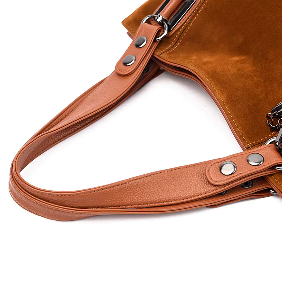 Women's Leather Handbag-The Yellow Prime