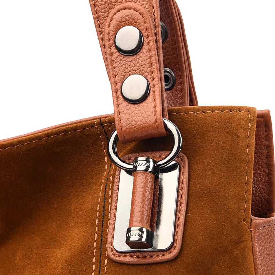 Women's Leather Handbag-The Yellow Prime