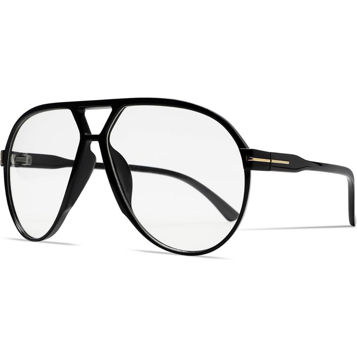 Women's Lightweight Aviator Sunglasses with Oversized Square Lenses-The Yellow Prime