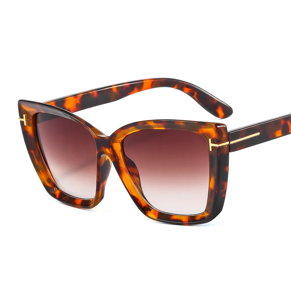 Women's Lightweight Cat-Eye Sunglasses – Gradient Lenses, UV400 Protection-The Yellow Prime