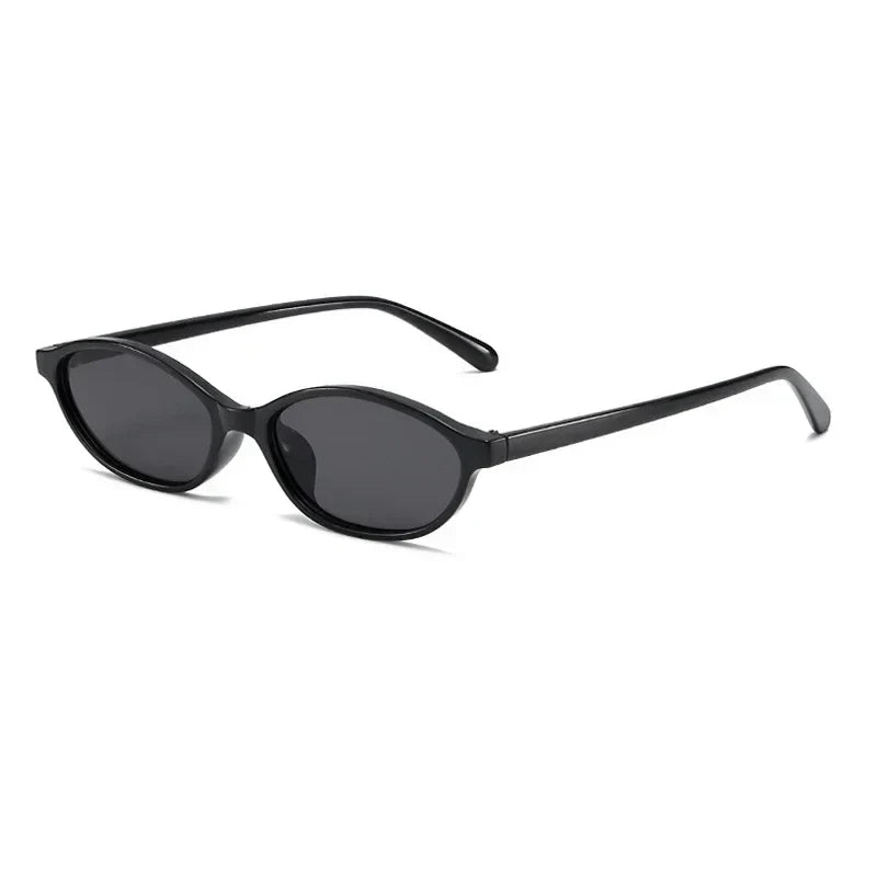 Women's Lightweight Cat-Eye Sunglasses – Retro Oval Design, Durable Plastic-The Yellow Prime