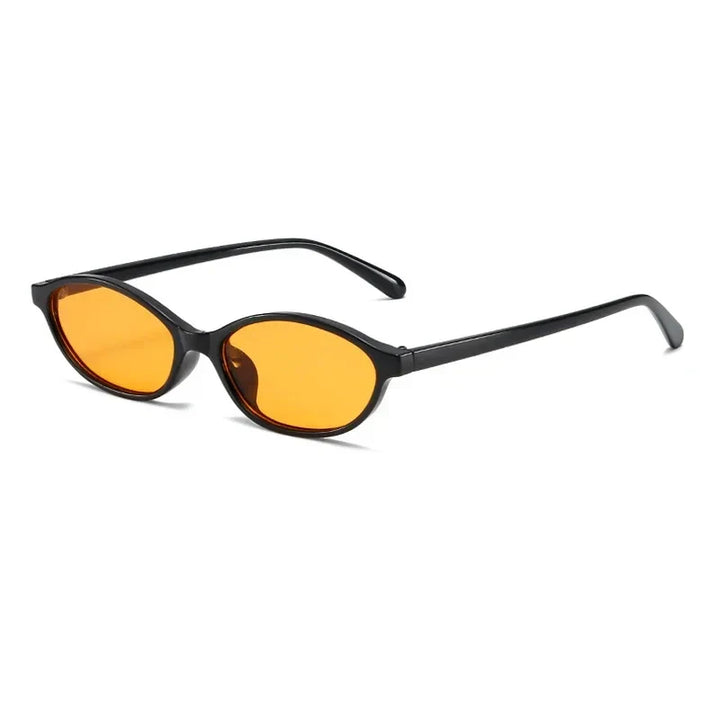 Women's Lightweight Cat-Eye Sunglasses – Retro Oval Design, Durable Plastic-The Yellow Prime