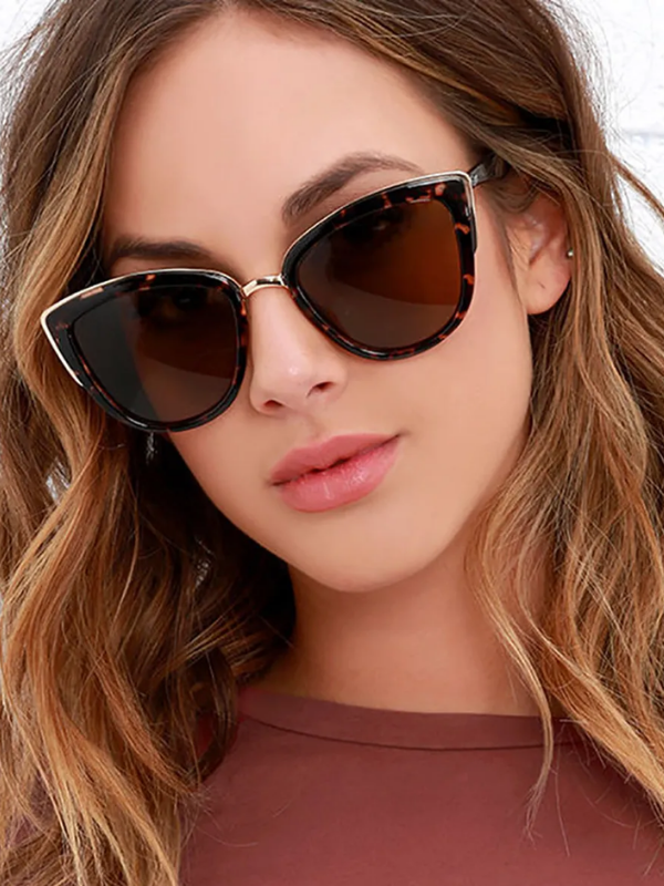 Women's Lightweight Cat Eye Sunglasses - UV400 Protection, Trendy Design-The Yellow Prime