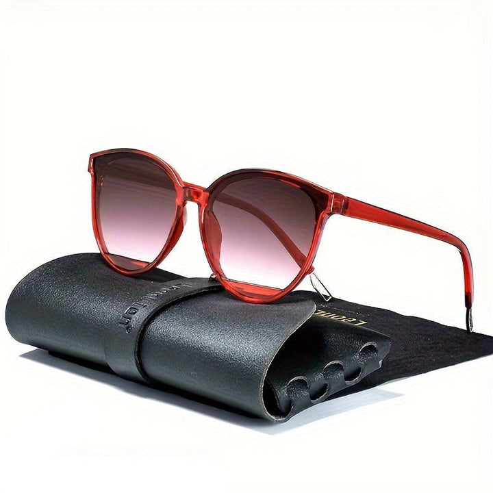Women's Lightweight Cat-Eye Sunglasses with UV400 Protection-The Yellow Prime