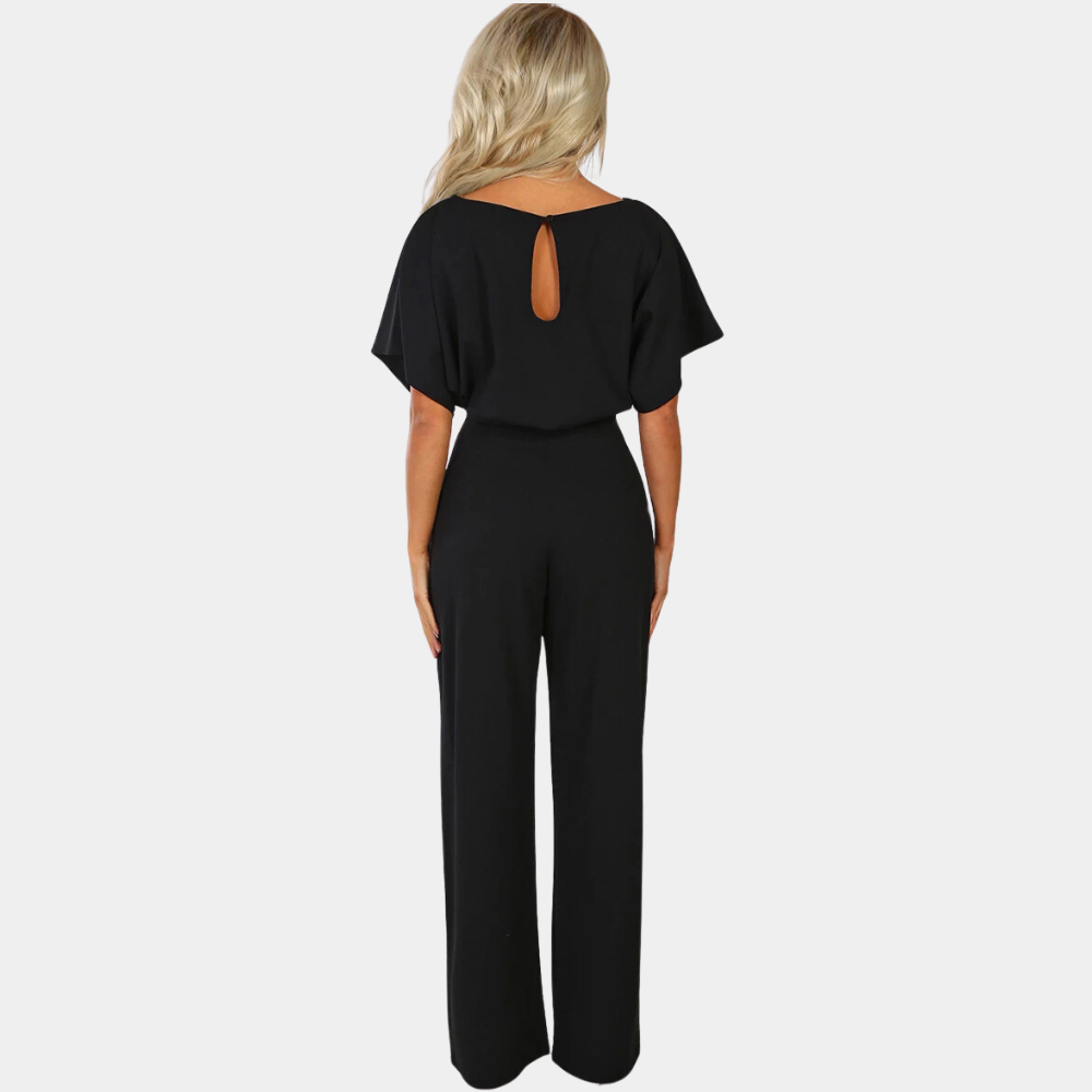 Women's Lightweight Flattering Jumpsuit - Classic Cut, Breathable Fabric-The Yellow Prime