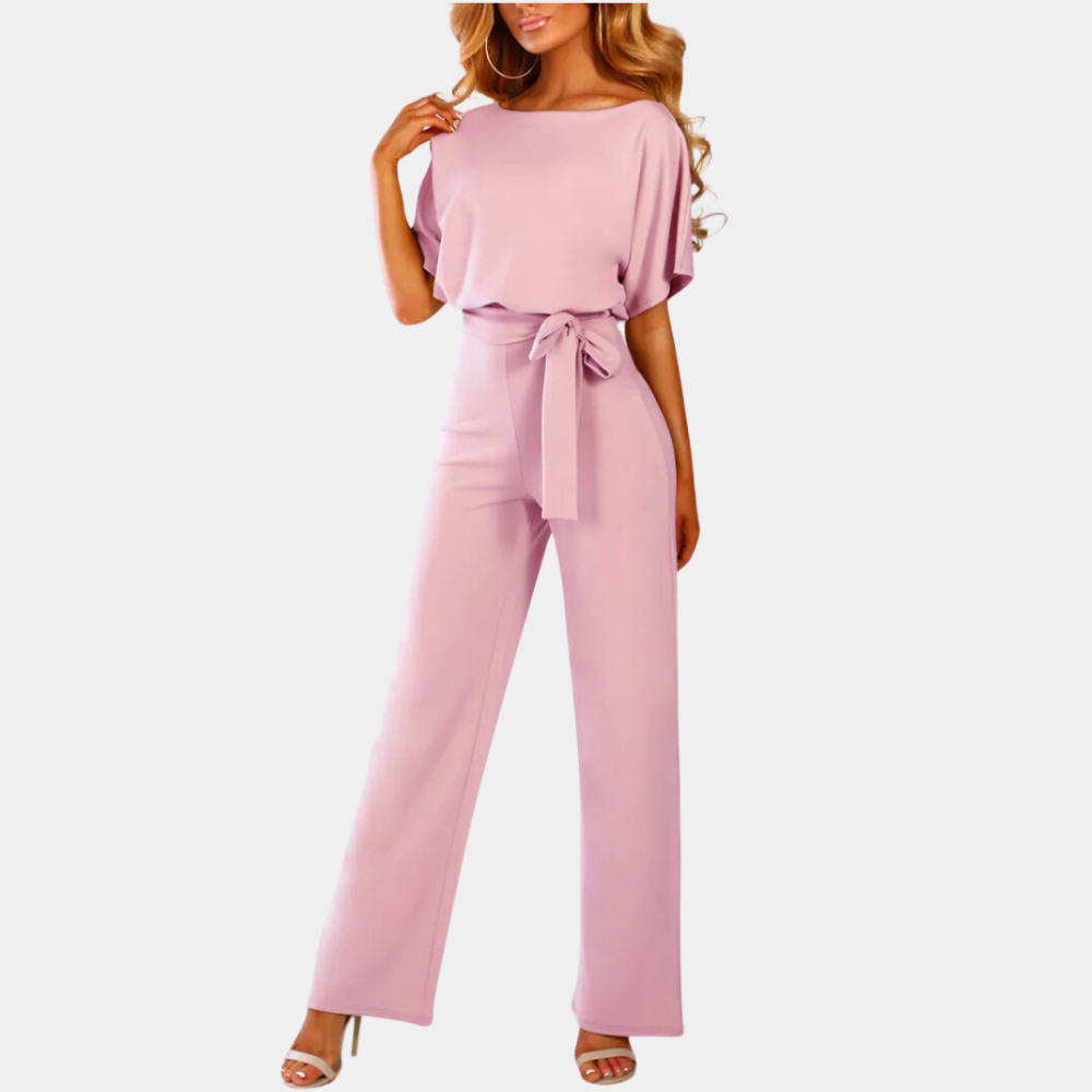 Women's Lightweight Flattering Jumpsuit - Classic Cut, Breathable Fabric-The Yellow Prime