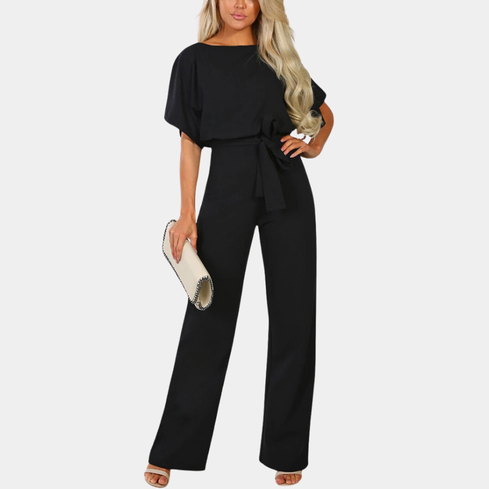 Women's Lightweight Flattering Jumpsuit - Classic Cut, Breathable Fabric-The Yellow Prime