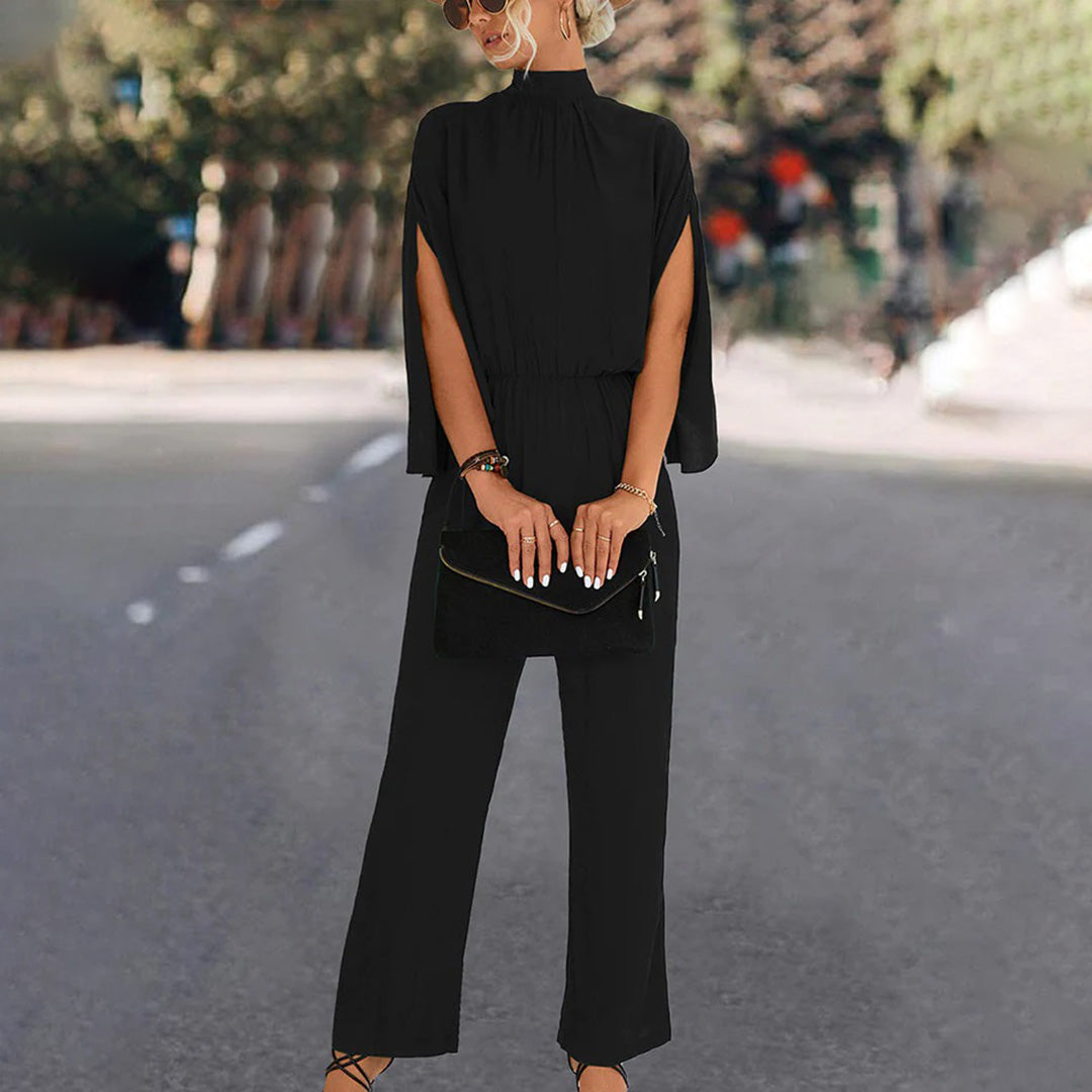 Women's Lightweight Flattering Jumpsuit with Adjustable Straps-The Yellow Prime