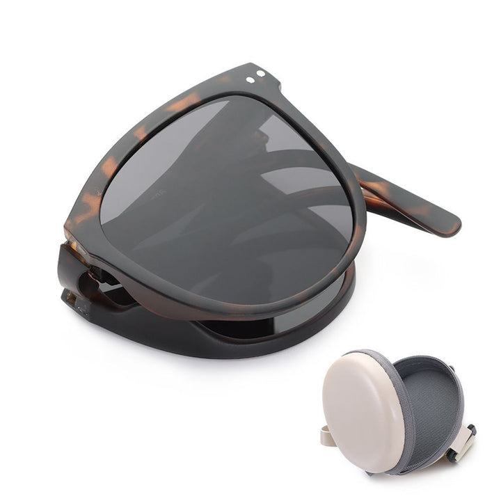 Women's Lightweight Foldable Sunglasses – Oval Design, UV400 Protection-The Yellow Prime