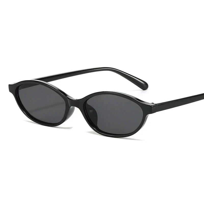 Women's Lightweight Oval Sunglasses – Durable Plastic Frame for Summer-The Yellow Prime