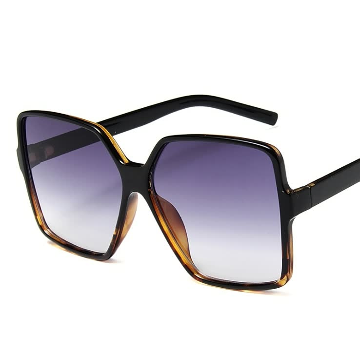 Women's Lightweight Oversized Square Sunglasses with UV Protection-The Yellow Prime