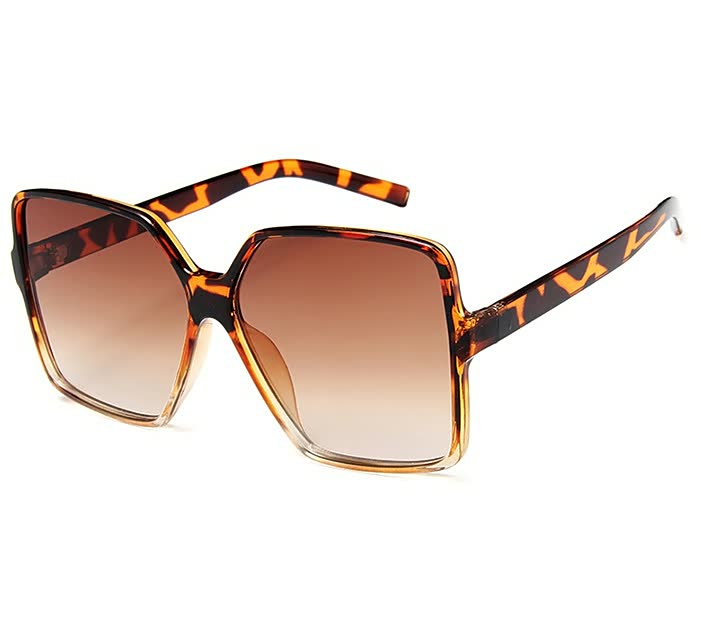 Women's Lightweight Oversized Square Sunglasses with UV Protection-The Yellow Prime