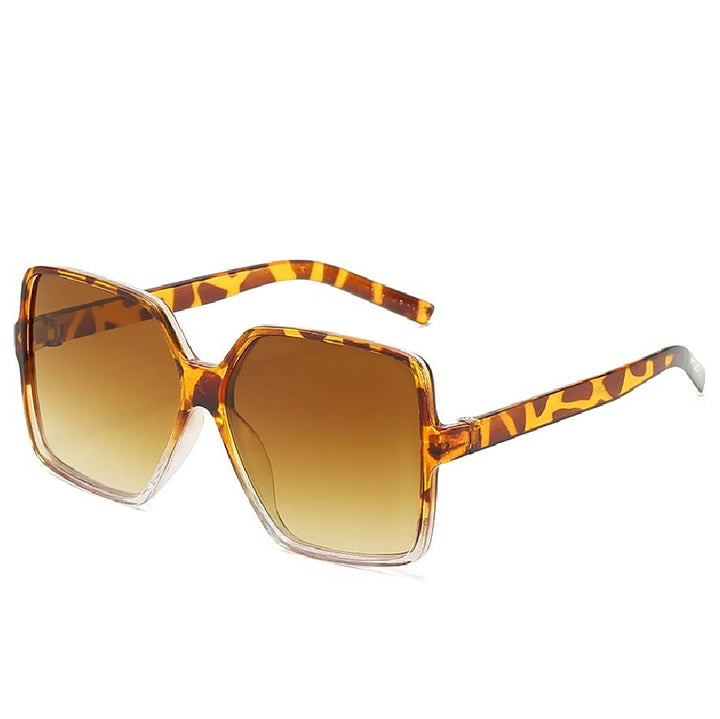 Women's Lightweight Oversized Square Sunglasses with UV Protection-The Yellow Prime