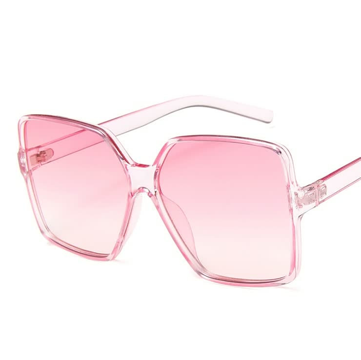 Women's Lightweight Oversized Square Sunglasses with UV Protection-The Yellow Prime