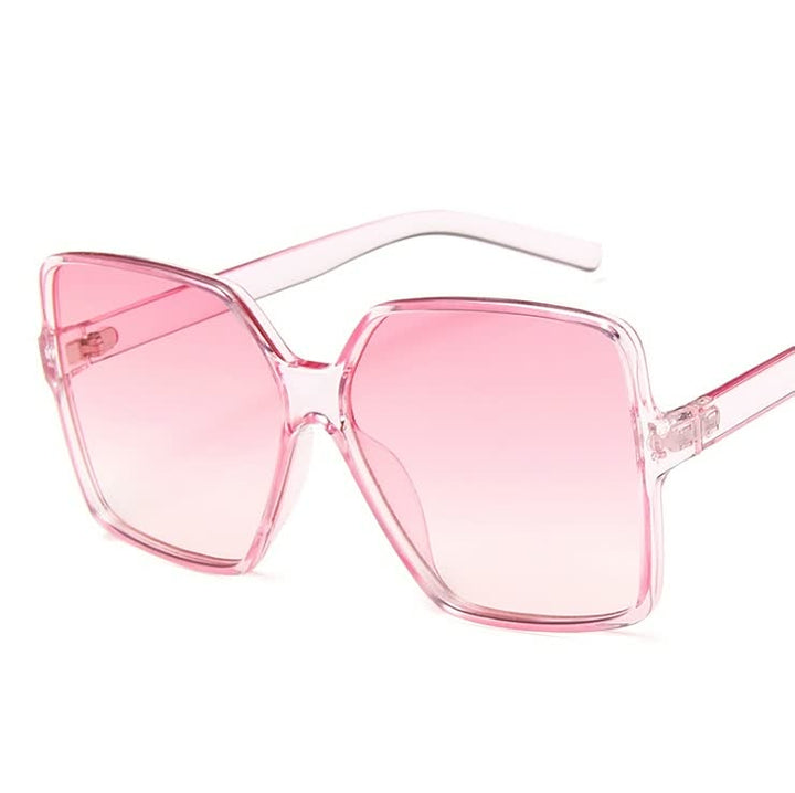 Women's Lightweight Oversized Square Sunglasses with UV Protection-The Yellow Prime