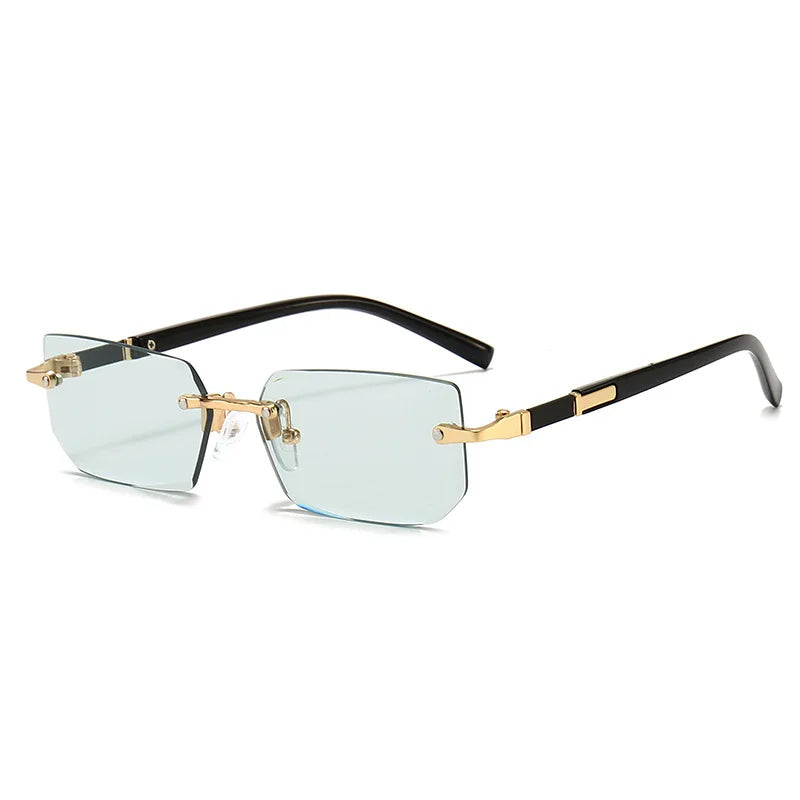 Women's Lightweight Rectangular Sunglasses - Minimalist Summer Style-The Yellow Prime