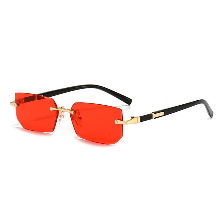 Women's Lightweight Rectangular Sunglasses - Minimalist Summer Style-The Yellow Prime