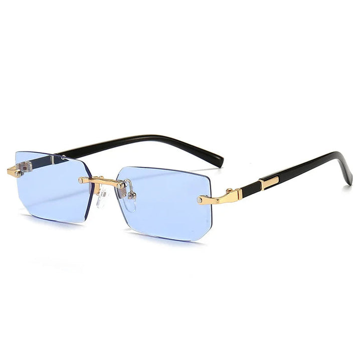 Women's Lightweight Rectangular Sunglasses - Minimalist Summer Style-The Yellow Prime