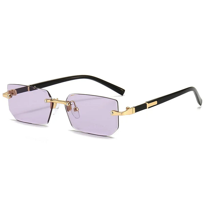Women's Lightweight Rectangular Sunglasses - Minimalist Summer Style-The Yellow Prime
