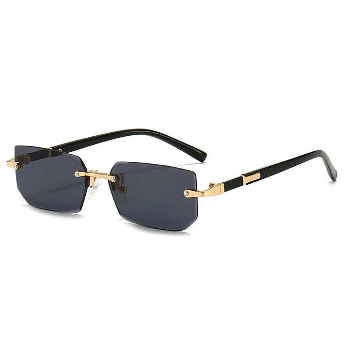 Women's Lightweight Rectangular Sunglasses - Minimalist Summer Style-The Yellow Prime
