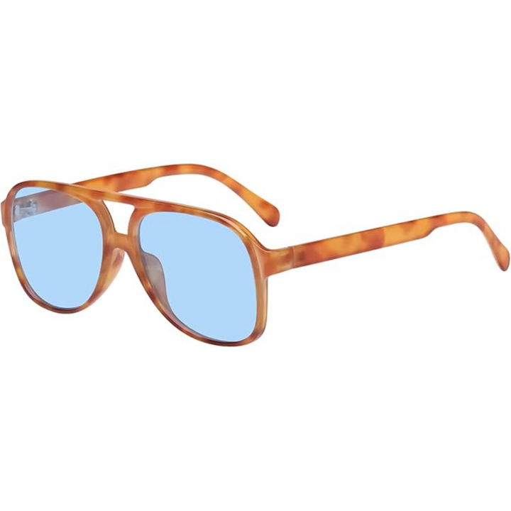 Women's Lightweight Retro Aviator Sunglasses - Oversized UV400 Protection-The Yellow Prime