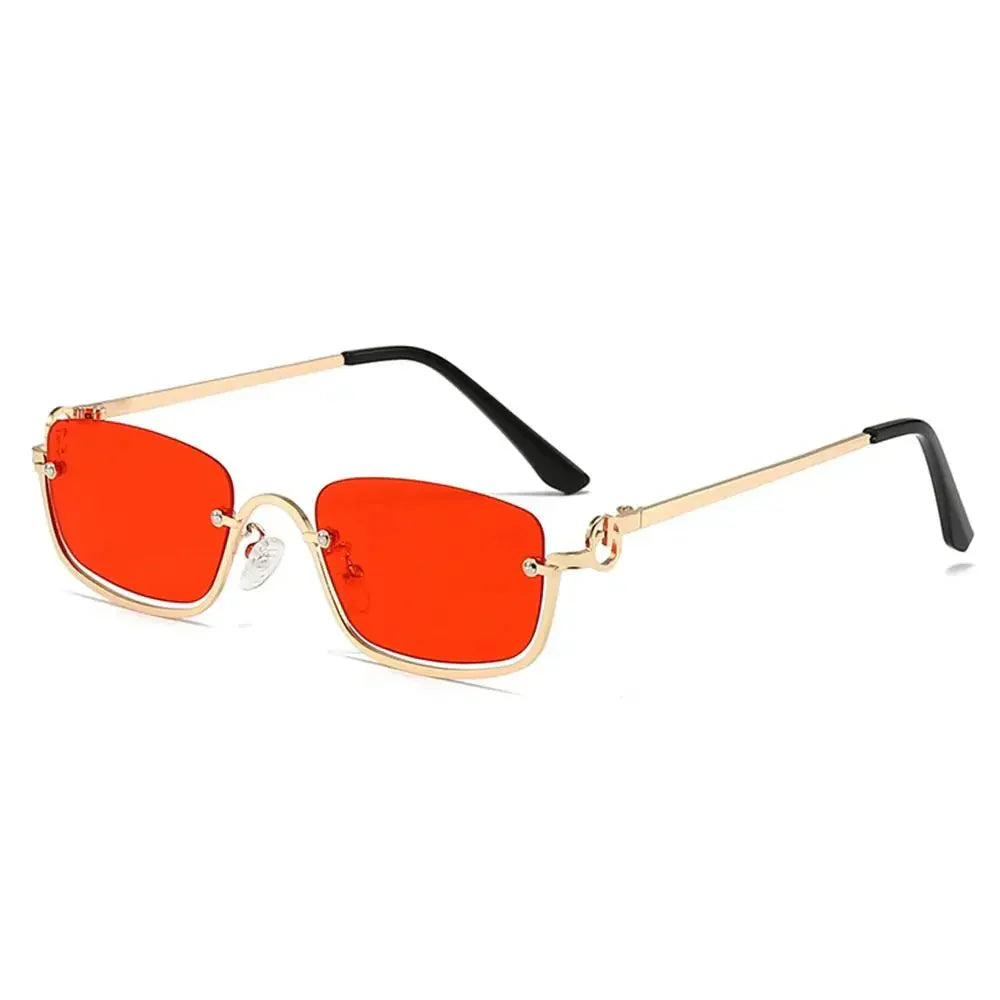 Women's Lightweight Retro Metal Frame Sunglasses with Polycarbonate Lenses-The Yellow Prime