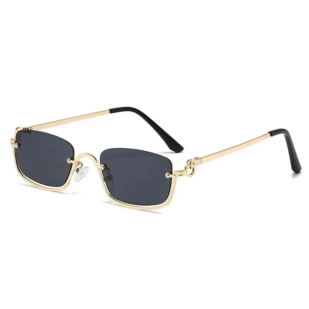 Women's Lightweight Retro Metal Frame Sunglasses with Polycarbonate Lenses-The Yellow Prime