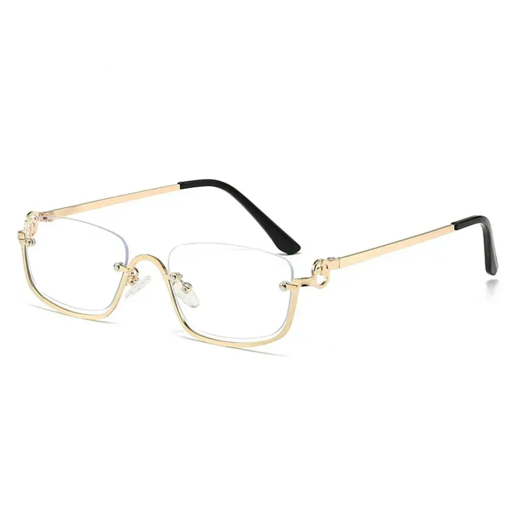 Women's Lightweight Retro Metal Frame Sunglasses with Polycarbonate Lenses-The Yellow Prime
