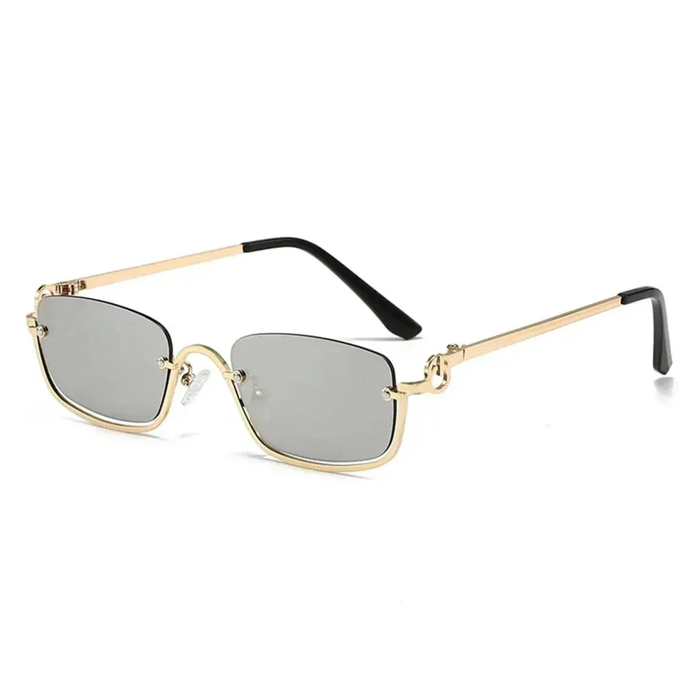 Women's Lightweight Retro Metal Frame Sunglasses with Polycarbonate Lenses-The Yellow Prime