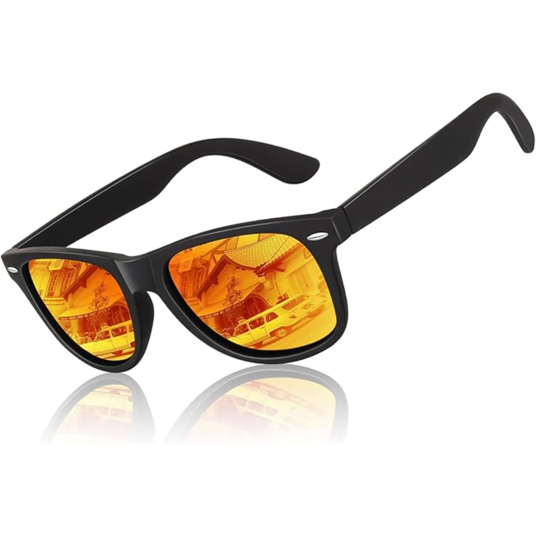 Women's Lightweight Retro Polarized Sunglasses for Summer Activities-The Yellow Prime