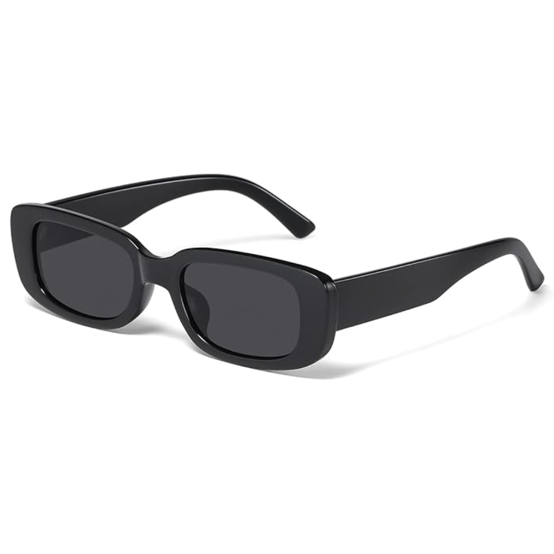 Women's Lightweight Retro Sunglasses – Rectangular Y2K Style, UV400 Protection-The Yellow Prime