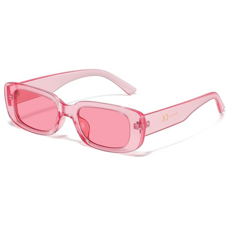 Women's Lightweight Retro Sunglasses – Rectangular Y2K Style, UV400 Protection-The Yellow Prime