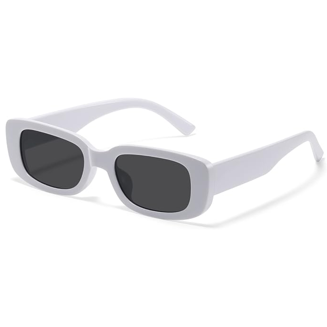 Women's Lightweight Retro Sunglasses – Rectangular Y2K Style, UV400 Protection-The Yellow Prime