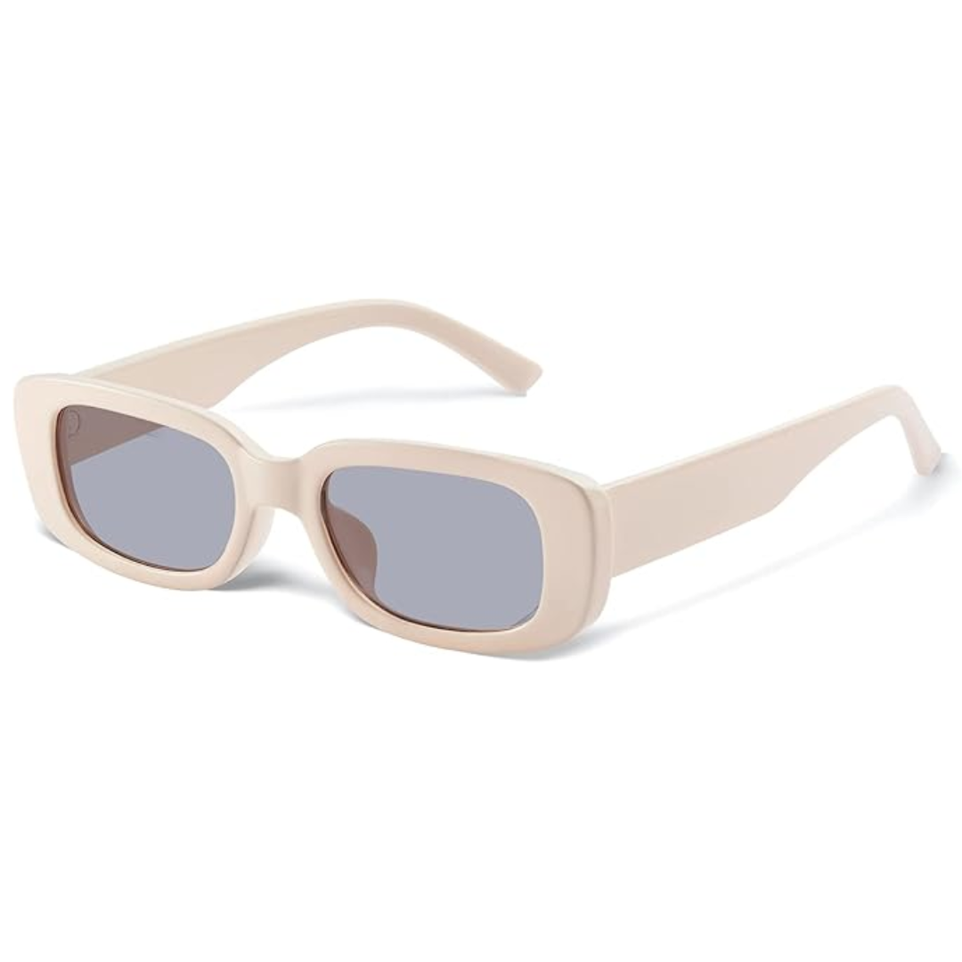 Women's Lightweight Retro Sunglasses – Rectangular Y2K Style, UV400 Protection-The Yellow Prime