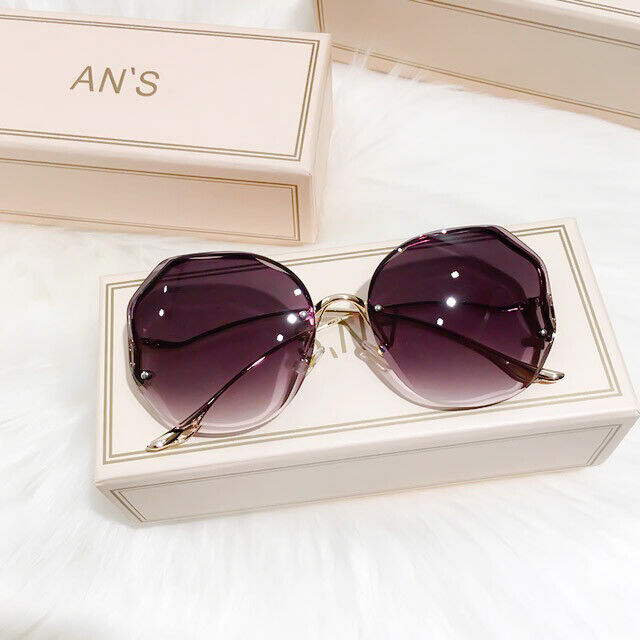 Women's Lightweight Rimless Metal Sunglasses for Summer 2025-The Yellow Prime