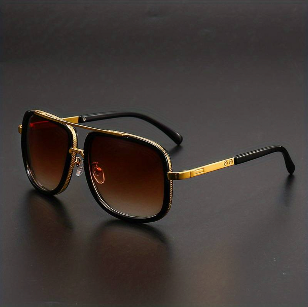 Women's Lightweight Square Frame Sunglasses with UV400 Protection-The Yellow Prime