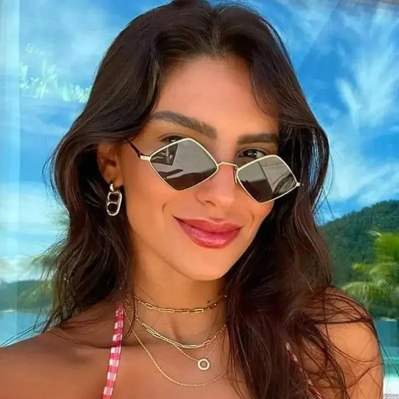 Women's Lightweight Sunglasses – Irregular Polygon Design for Daily Use-The Yellow Prime