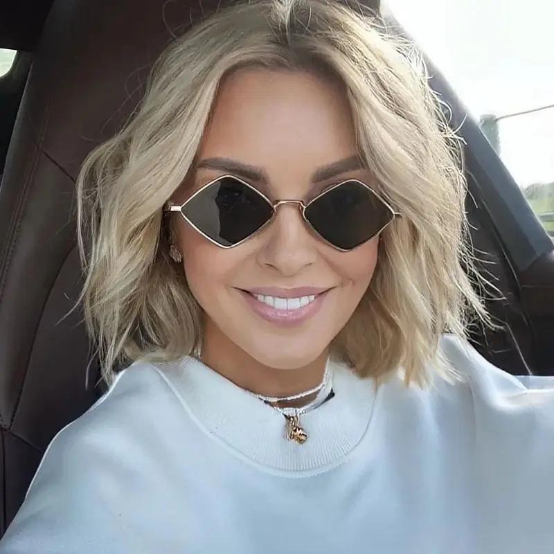 Women's Lightweight Sunglasses – Irregular Polygon Design for Daily Use-The Yellow Prime