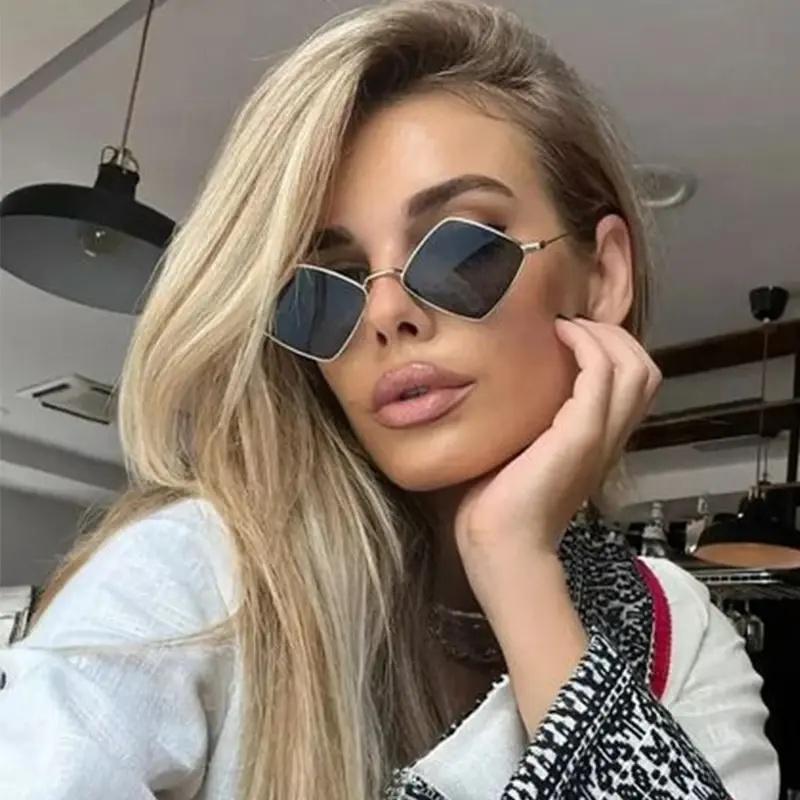 Women's Lightweight Sunglasses – Irregular Polygon Design for Daily Use-The Yellow Prime