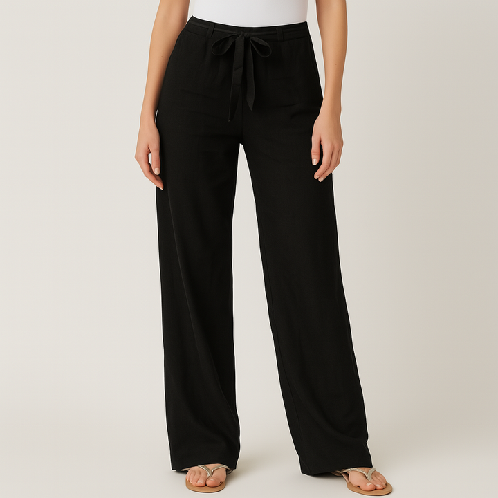 Women's Linen Pants-The Yellow Prime