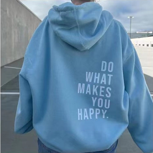 Women's Oversized Hoodie - Loose Fit with Back Print-The Yellow Prime