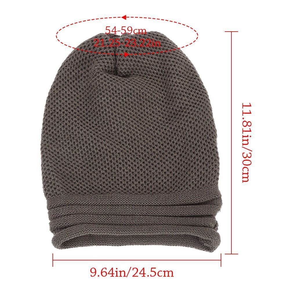 Women's Oversized Knitted Slouchy Beanie for Winter-The Yellow Prime